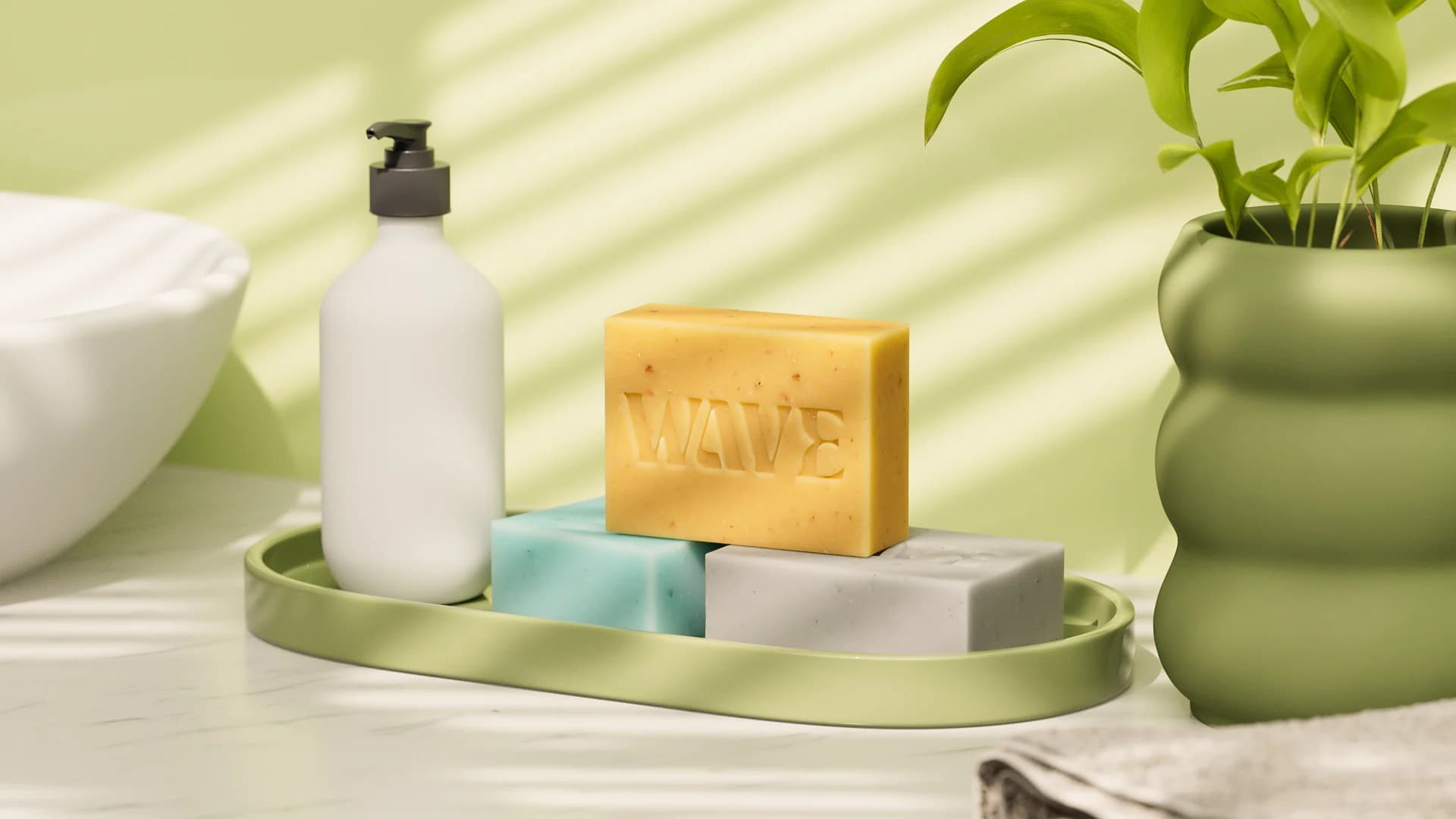 Wave Soap — Product CGI / Concept design, visual 10
