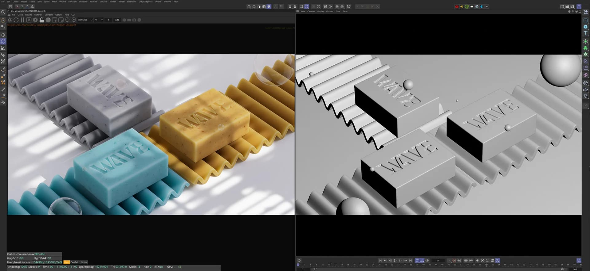 Wave Soap — Product CGI / Concept design, visual 11